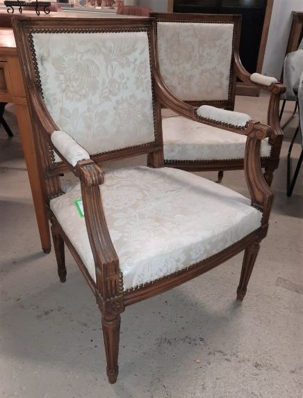A pair of Louis XVI Armchairs
